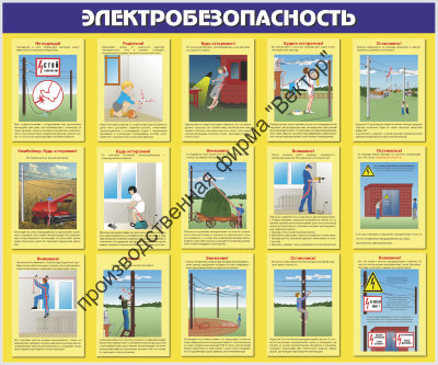 Стенд «Электробезопасность». Вариант 3. Уценка