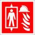 Знак (пиктограмма) F102 «Лифт для пожарных»