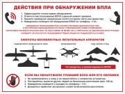 Стенд «Действия при обнаружении БПЛА»