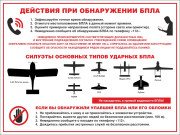Стенд «Действия при обнаружении БПЛА»