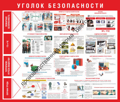 Стенд «Уголок безопасности»