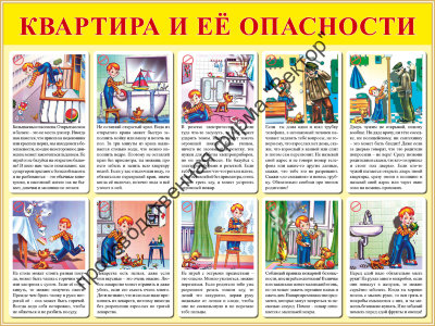 Стенд «Квартира и её опасности»
