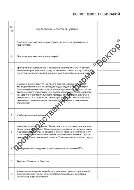 Судовой журнал (форма Э-1в)